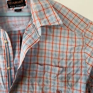 Ariat pro series men’s xl button down western rodeo